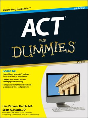cover image of ACT For Dummies